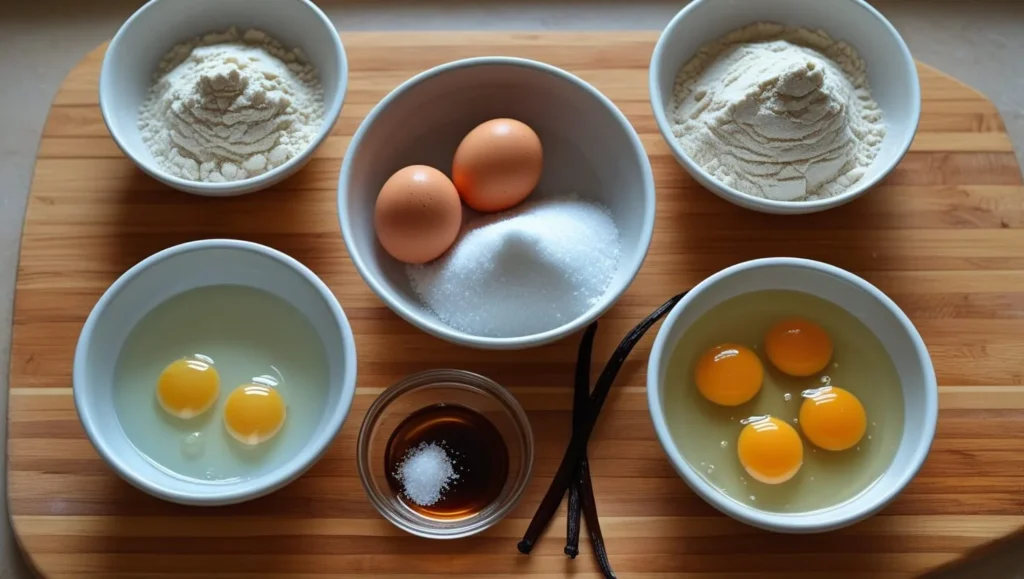 Simple Ingredients for Almond Macaroons